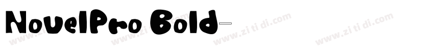 NovelPro Bold字体转换